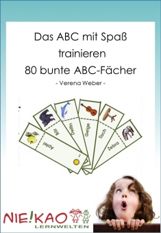Das ABC mit Spaß trainieren - 80 bunte ABC-Fächer 